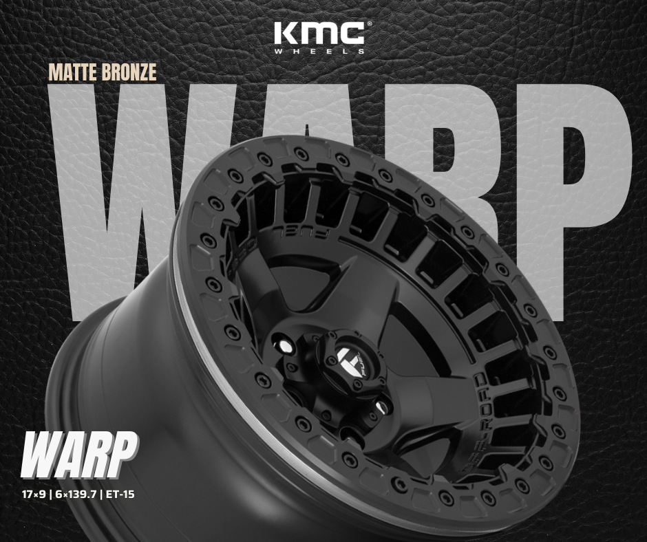 Mâm Fuel WARP Beadlock D118 17×9 | 6×139.7 | ET-15 (Màu Đen mờ)